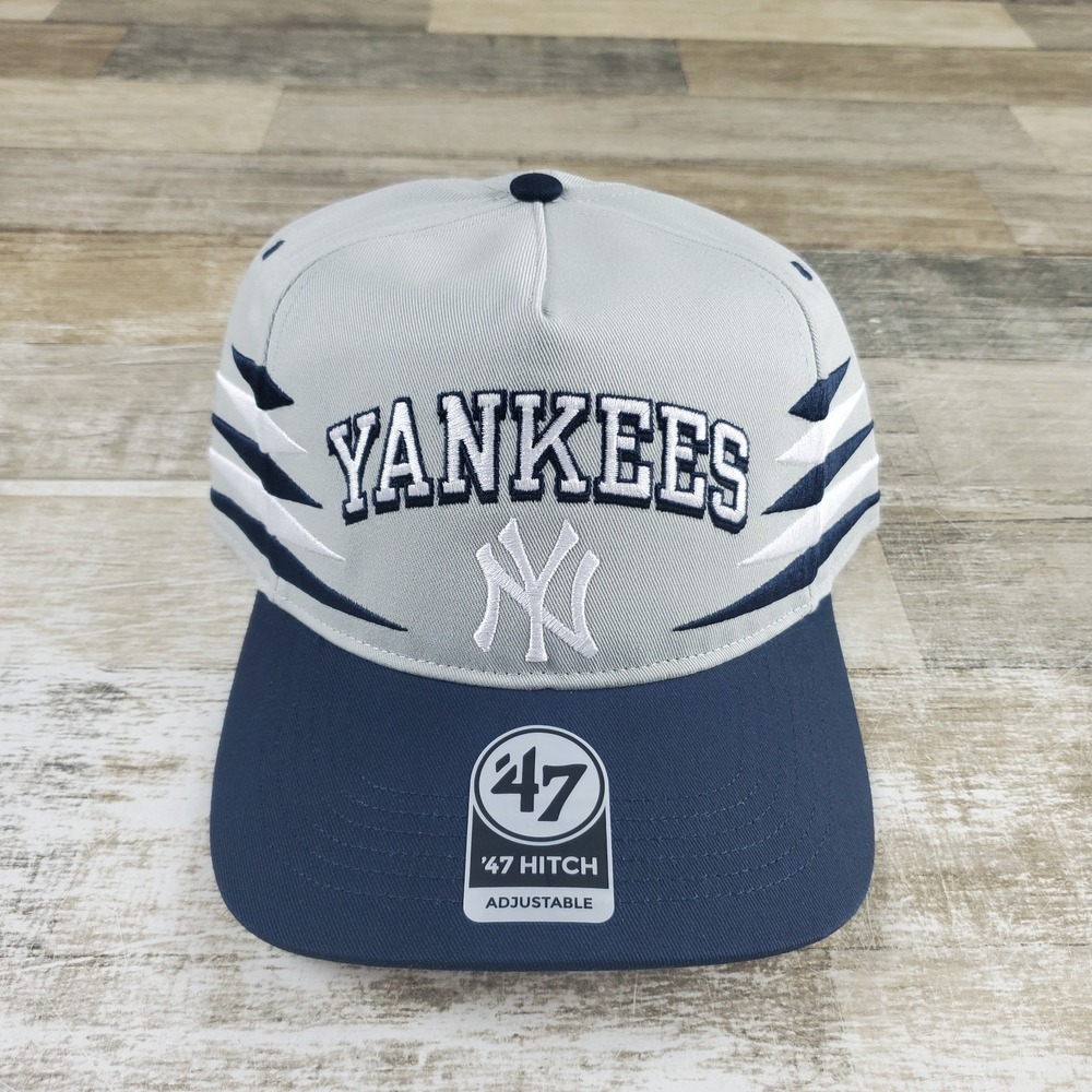 New York Yankees‎ Snapback Hat '47 Brand Hitch Diamond Cut Adjustable New